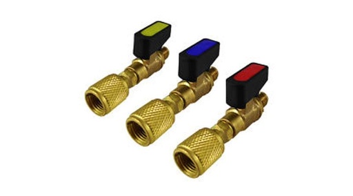 [4493533] REFCO CA-1/4" SAE-R Szervizcsap (piros)