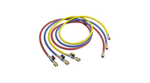[4493622] REFCO CA-CCL-60 Töltőcső készlet golyóscsappal 1/4"SAE 60"/150cm