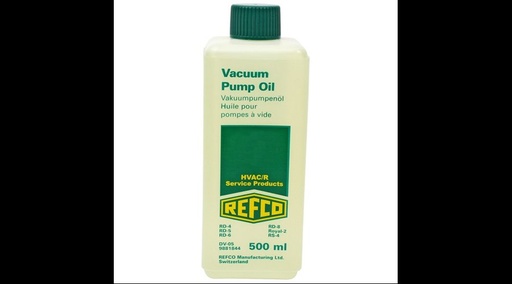 [9881844] REFCO DV-05 Ásványolaj vákuumszivattyúkhoz (RD-4/6/8) 1/2 liter