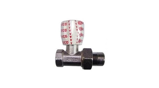 [503265] ARCO Teide Plus Radiátorszelep, Előremenő, Egyenes, 1/2"