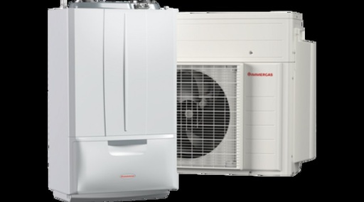 [3.030699] Immergas Victrix Hybrid Plus monoblokkos hőszivattyú 4 kW + kondenzációs gázkazán 24 kW