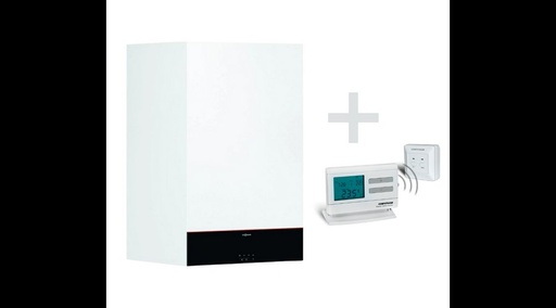 [Z020632] Viessmann Vitodens 100-W B1KF 32 kW Kombi fali kondenzációs gázkazán + AJÁNDÉK Computherm Q7 RF Rádiófrekvenciás programozható szobatermosztát