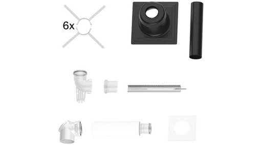 [7738112544] Bosch FC-Set80-C93x Függőleges elvezető készlet