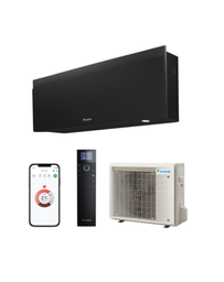 [FTXJ50AB/RXJ50A] Daikin FTXJ50AB/RXJ50A Emura Oldalfali Split Klíma Csomag 4.8 kW fekete