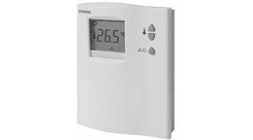 [RDF110] Siemens RDF110 Elektronikus helyiséghőmérséklet szabályozó LCD kijelzővel 2-csöves fan-coil rendszerekhez és DX-típusú hűtőkompresszoros rendszerekhez