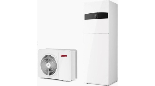 [3301893] ARISTON NIMBUS COMPACT 50 S 2Z NET R32 (3301893) SPLIT RENDSZERŰ 5KW HŐSZIVATTYÚ, 2 FŰTÉSI KÖRT VEZÉRLŐ, 1 FÁZISÚ, FALI BELTÉRI EGYSÉGGEL, 180 LITERES HMV TÁROLÓVA, 4KW-OS FŰTŐPATRONNAL