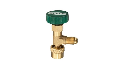 [4681636] Refco Elzárószelep A-33010 1/4" Schrader szelepre