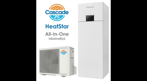 [CRS-CQ12PdG/NhH2-M] CASCADE HEATSTAR CRS-CQ12PDG/NHH2-M 12 KW ALL-IN-ONE OSZTOTT HŐSZIVATTYÚ