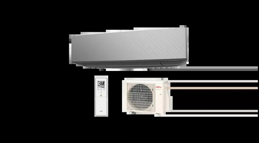 [ASEG14KETF-B/AOEG14KETA] Fujitsu Design ASEG14KETF-B/AOEG14KETA oldalfali split klíma csomag 4,2 kW (Szürke)