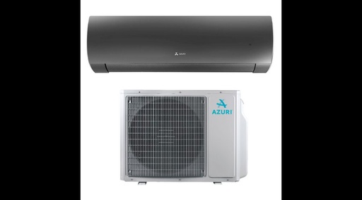 [AZI-WO25VB] AZURI BLACK SUPRA AZI-WO25VB oldalfali split klíma csomag 2,7 kW (Fekete)