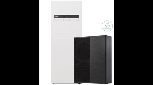 [WH-WXG16ME8/WH-ADC0316M9E82] Panasonic ALL IN ONE "M" generáció (R290) T-CAP HYDROSPLIT 3 fázisú osztott hőszivattyú 16 kW