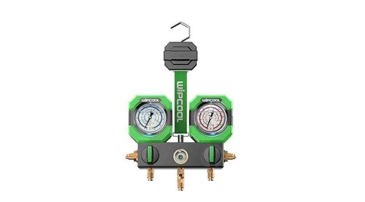 [9906] Wipcool Szervízcsaptelep készlet R22, R410, R32 -2 utas MG-2K(LED világítás)