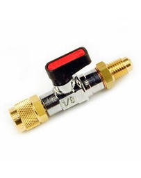 [4661164] REFCO CA-1/4"SAE-1/2"-20UNF-R Golyóscsap Piros