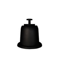 [KLÍMATARTÓLÁB] Klímatartó Láb Rezgéscsillapító Gumibakkal (fehér 325 kg-ig) 100mm 9898-045-08
