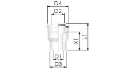 [PBÖ5060] Tricox PPs/Alu bővítő 60/100mm-80/125mm