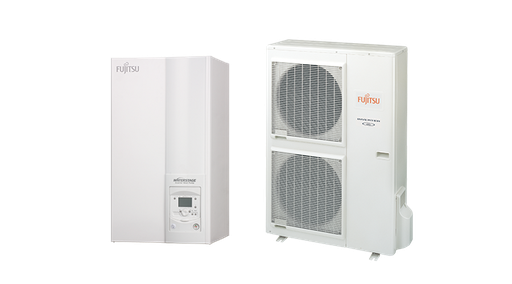 [WSYG140DG6/WOYG112LHT] Fujitsu Waterstage HP 11/1F WSYG140DG6/WOYG112LHT split hőszivattyú 10,8 kW