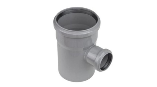 [pvc11050t] PVC szűkített T-idom 110/50