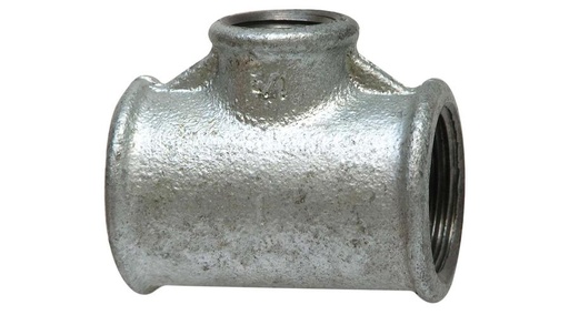 [hszt541254] Horganyzott szűkített T-idom 5/4"-1/2"-5/4"