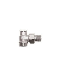 [1374801] Herz 1/2" sarok visszatérő radiátorszelep (3/4" eurokónus csatlakozással)