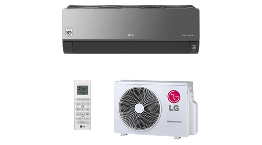 [AC24BK] LG AC24BK ART COOL Mirror oldalfali split klíma csomag 7,1 kW, beépített Wi-Fi