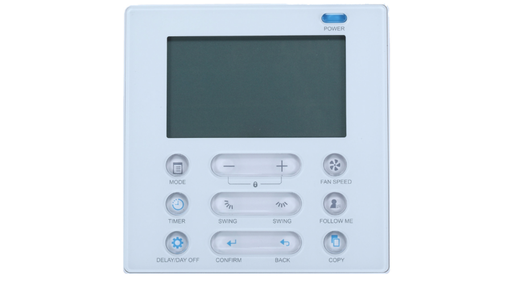 [KJR-120C/BW-E] Midea KJR-120C/BW-E Fali vezetékes távirányító