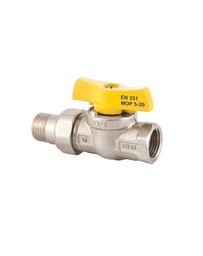 [113-0068-10] Mofém Gáz golyóscsap KB csatlakozással 3/4”