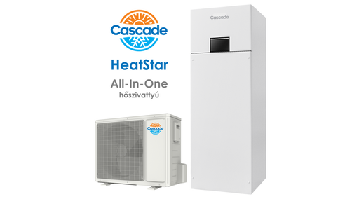 [CRS-CQ10PdG/NhH2-E] CASCADE HEATSTAR CRS-CQ10PDG/NHH2-E 10 KW ALL-IN-ONE OSZTOTT HŐSZIVATTYÚ