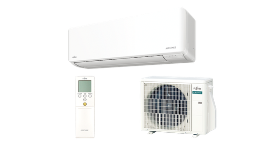[ASEH09KMCG/AOEH09KMCG] Fujitsu AIRSTAGE ASEH09KMCG/AOEH09KMCG oldalfali split klíma csomag 2,5 kW