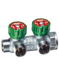 [3821134] FAR Szelepes Osztó gyűjtő 2 körös, 1"-3/4"