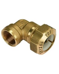 [kper405/4bmköny] KPE csatlakozó réz könyök BM 40-5/4"