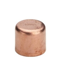 [22ku] Réz forrasztható záró kupak 22mm
