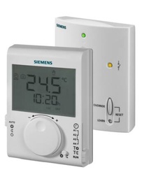 [RDJ100RF/SET] Siemens RDJ100RF/SET Rádiófrekvenciás szobatermosztát 24-órás időprogrammal, LCD-kijelzővel