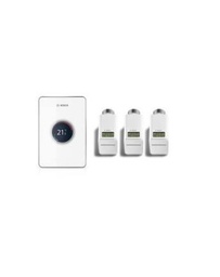 [7736701393] Bosch EasyControl set CT 200 Wifi-s szabályzó Fehér + 3 db termosztátfej