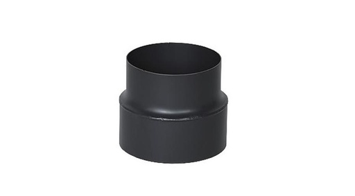 [Fekete füstcső 160-200 mm szűkítő/bővítő] Dunaterm Fekete füstcső 160-200 mm szűkítő/bővítő