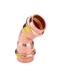 [vg345624] Réz Profipress G ív 45° BB 22mm