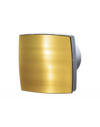 [100-LDATL-ARANY] Vents 100 LDATL Zárt előlappal szerelt dekor ventilátor (arany) Időkapcsolóval és Golyóscsapággyal