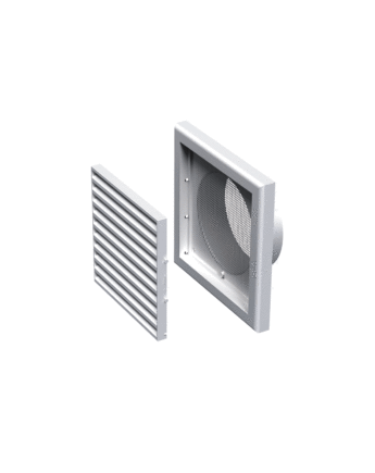 [MV-100V] Vents MV 100V Műanyag Szellőzőrács Csőcsatlakozóval