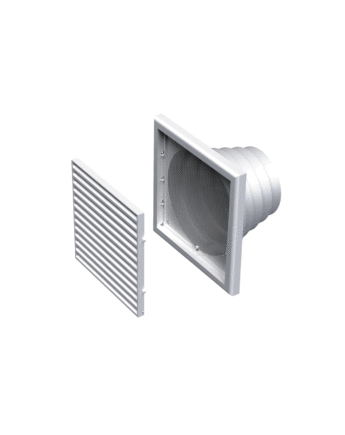 [MV-120VN] Vents MV 120VN Műanyag Szellőzőrács Lépcsős Csőcsatlakozóval