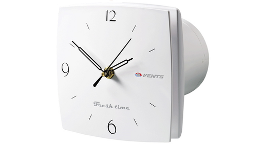 [VENTS-1597] Vents 100 LD Fresh Time Dekor Ventilátor Órával