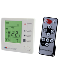 [RTSD-1-400] Vents RTSD-1-400 Termosztát Falba Süllyeszthető, Távirányítóval