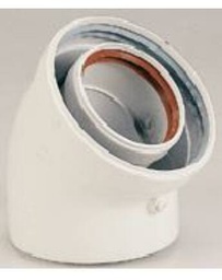 [3.010952] Immergas Ø 80/125 mm-es, 45°-os ív