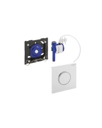 [116.015.KJ.1] Geberit Sigma10 pneumatikus vizelde vezérlés (	fehér / fényes króm / fehér)