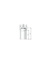 [7373224] Viessmann PPs/Alu cső 60/100mm, hossz 1000mm