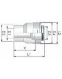 [PBÖ6005] Tricox PPs/Alu bővítő 80/125mm-110/160mm